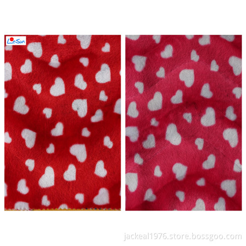 Velboa Print Fabric Ls-Vb-003
